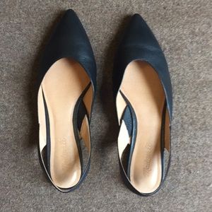 Madewell Black Ava Slingback Flats